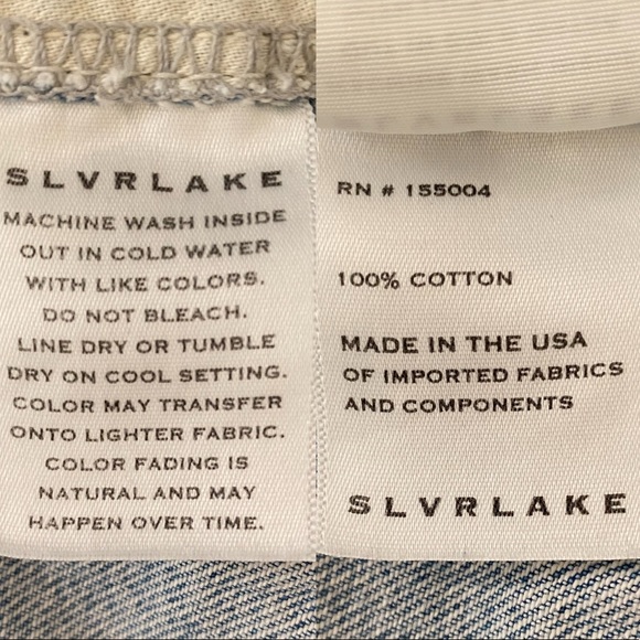 SLVRLAKE Beatnik Time Worn High Rise Slim 25 26 - Picture 7 of 14